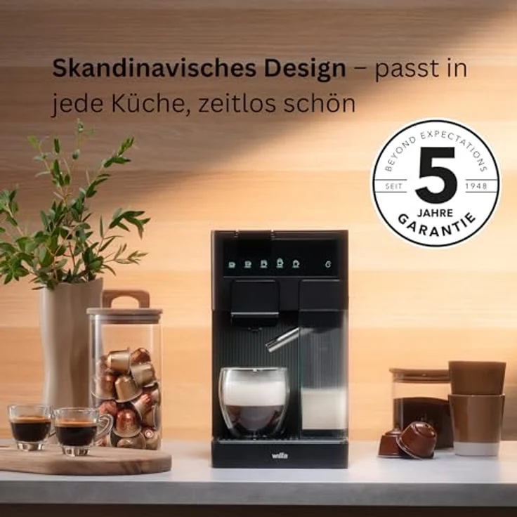 Wilfa Volo Multi Coffee Machine, Filterkaffeemaschine in Schwarz, kompatibel mit Nespresso & Dolce Gusto, abnehmbarer Milchbehälter, 1,6 L Wassertank – Bild 8