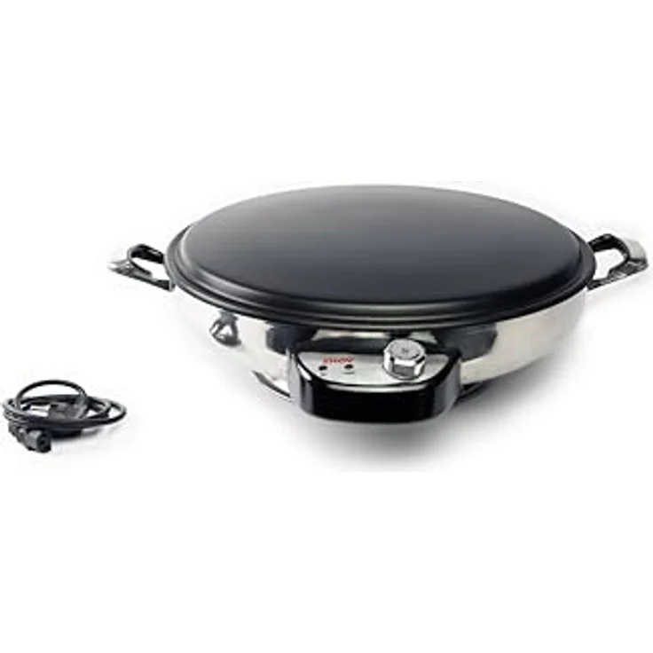 SHOV FLADENBÄCKER SAC CREPE YUFKA KATMER GRILL, 2300 Watt, Edelstahl, 50 cm, Antihaftbeschichtung – Bild 3