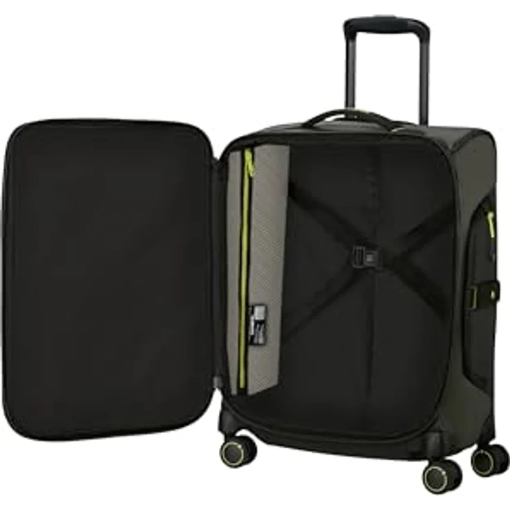 Samsonite Paradiver Light, Handgepäck Koffer 55 x 40 x 23 cm, Weichgepäck 48L aus recyceltem Material, Grün (Jungle Green) – Bild 4