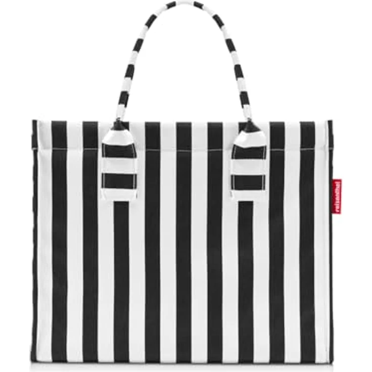 reisenthel Daily Shopper, Einkaufstasche aus 100% Polyester, schwarz, 42 cm x 17 cm x 35 cm – Bild 1