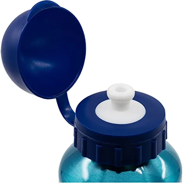 Bluey Aluminium Trinkflasche 400 ml, auslaufsicher im Isometric Design, praktisch für Kinder – Bild 3