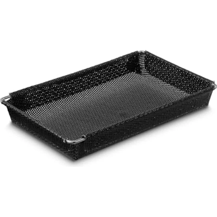 Xavax Gitterkorb für Heißluftfritteuse, 12,5 x 20, Anti-Haft, ofenfest, wiederverwendbar, dampfdurchlässig, hitzebeständig bis 260 °C, lebensmittelecht, spülmaschinengeeignet, BPA-frei – Bild 3