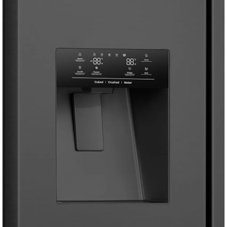 Hisense RS9P628GPFE, Side-by-Side Kühl-Gefrier-Kombination mit 21-Zoll Smartscreen, Eis- und Wasserspender, ConnectLife Hub und Fotowand-Funktion – Bild 7