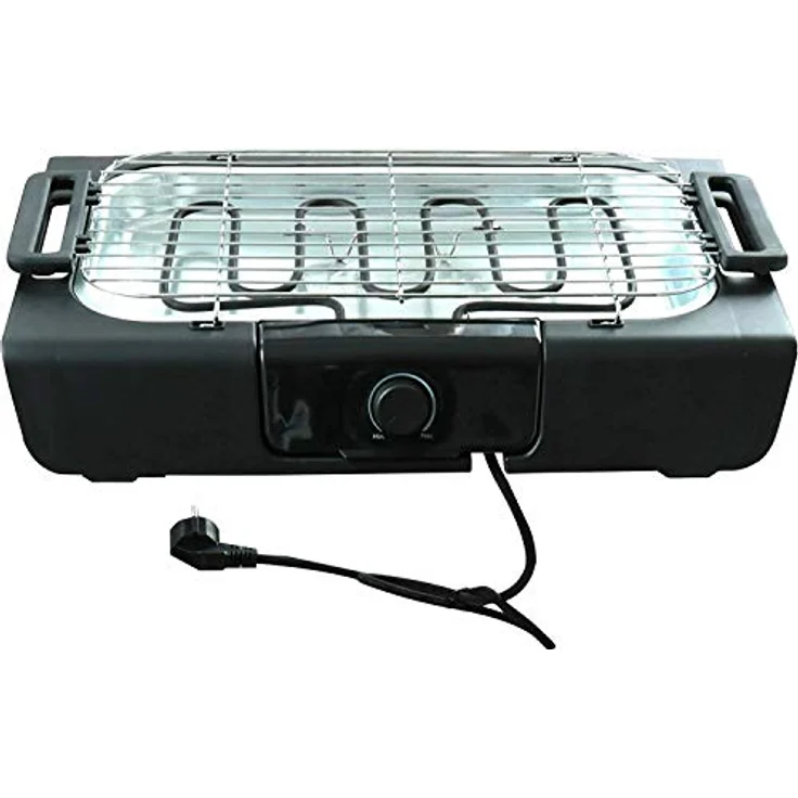 Elektrischer Grill 2000W Tischgrill Elektrogrill Gartengrill Themostat Elektro – Bild 2