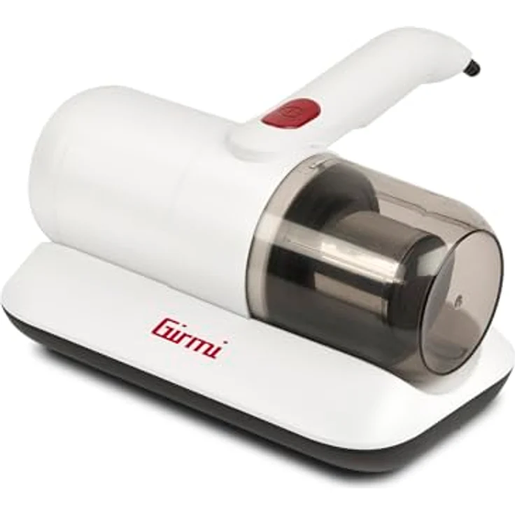 Girmi Vibra-Clean AP25 Milbensauger für Matratzen, 300 W, 12 kPa Saugkraft, UV-Lampe, Doppeltes Filtersystem (Metall + HEPA), VibraWave-Pads, leichtgewichtig – Bild 1