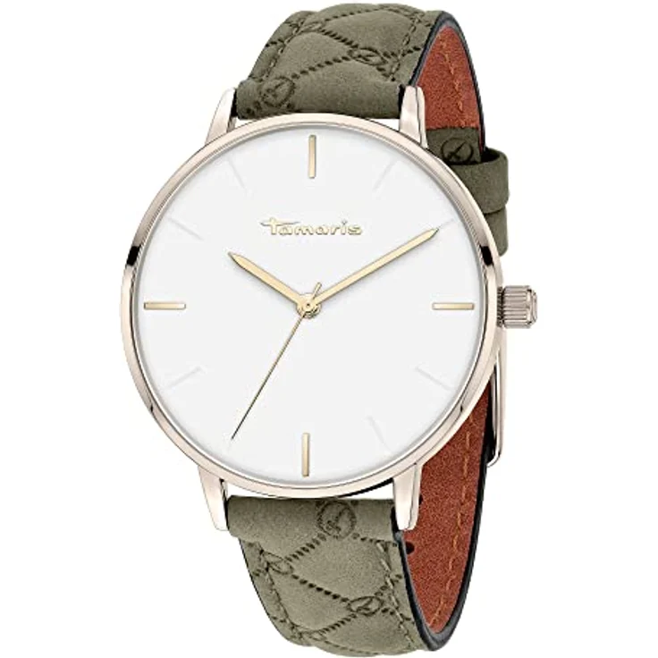 Tamaris Armbanduhr TT-0040-LQ IP Frozen Roségold, 36 mm, mit Lederarmband und kratzunempfindlichem Mineralglas, wasserdicht bis 3 bar – Bild 2