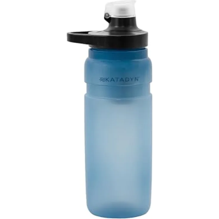 Katadyn BeFree AC Wasserflasche, 0,7L mit 2-Stufen-Filtersystem, Blau