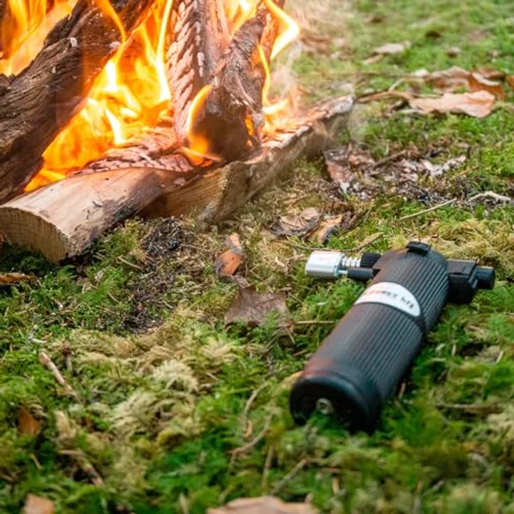 Petromax Profi-Gasbrenner hf2, 1300°C, mit Kindersicherung, 64 ml - 60 min. brennbar, TÜV und GS geprüft – Bild 4