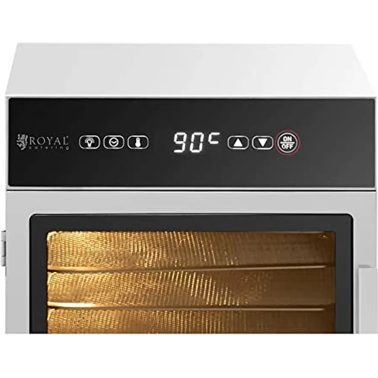 Royal Catering RCDA-500/15S Dörrautomat Edelstahl 500 W 6 Etagen Dörrgerät Dehydrator – Bild 2