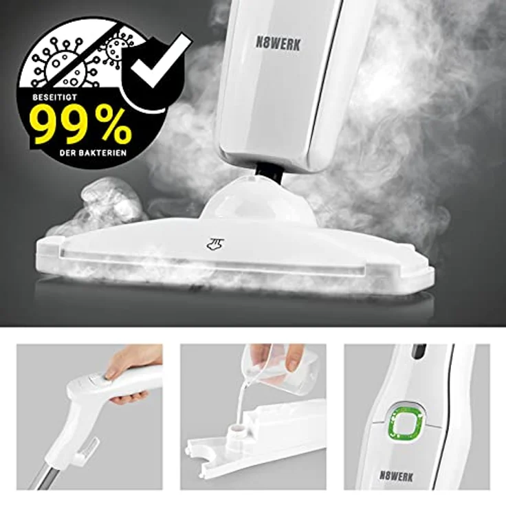 N8WERK Dampfbesen Moonlight White Edition – Bild 5
