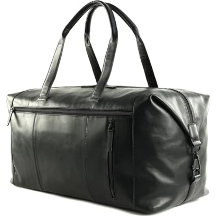 Jost Aarhus Weekender Reisetasche, 100% Leder, 50 cm, schwarz – Bild 4