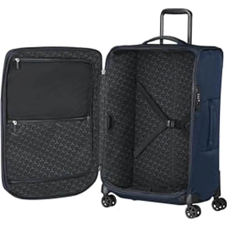 Samsonite Spark SNG Eco, Weichgepäck Koffer 67 cm mit 4 Rollen, TSA Schloss, leicht & erweiterbar, blau (Midnight Blue) – Bild 5