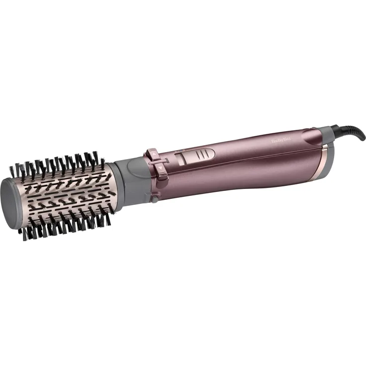 BaByliss Beliss 1000 W, Warmluftbürste mit Rotationsfunktion, Ionen-Technologie, mehrere Aufsätze für Volumen, Glätten und Trocknen