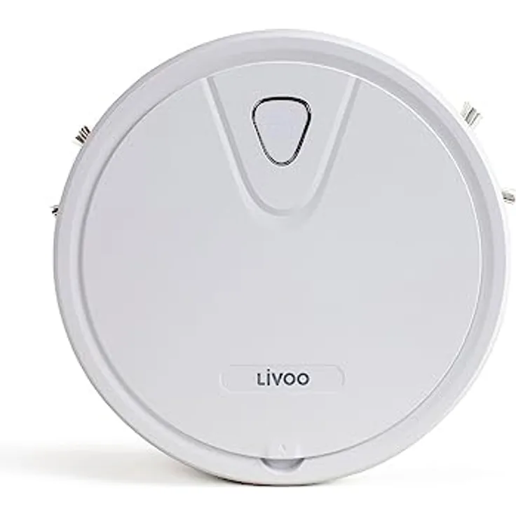 Livoo DOH135, Roboterstaubsauger mit 800 Pa Saugleistung, 70 Minuten Akkulaufzeit und Hochleistungsfilter