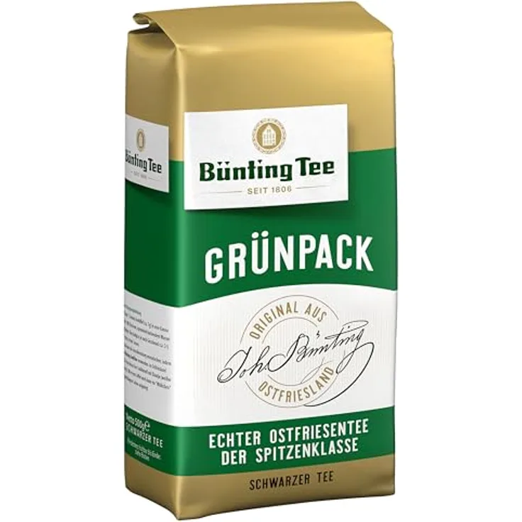 Bünting Tee Grünpack, 500g loser Tee