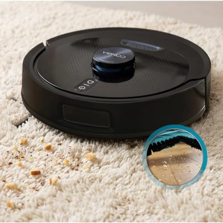 Cecotec Conga M60 Pro, Beutelloser Staubsauger-Roboter, Rund, Schwarz, 0,35 l Behälter, 0,46 l Leistung – Bild 5