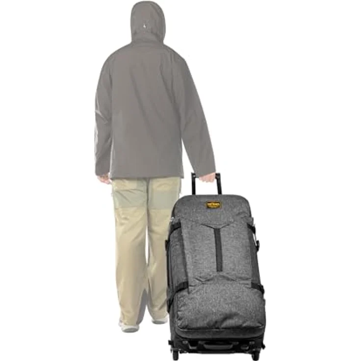 Tatonka Travel Roller 60, Koffer mit 60 l Volumen, Schwarz, arretierbarer Griff, separates Schuhfach, Kompressionsriemen – Bild 7