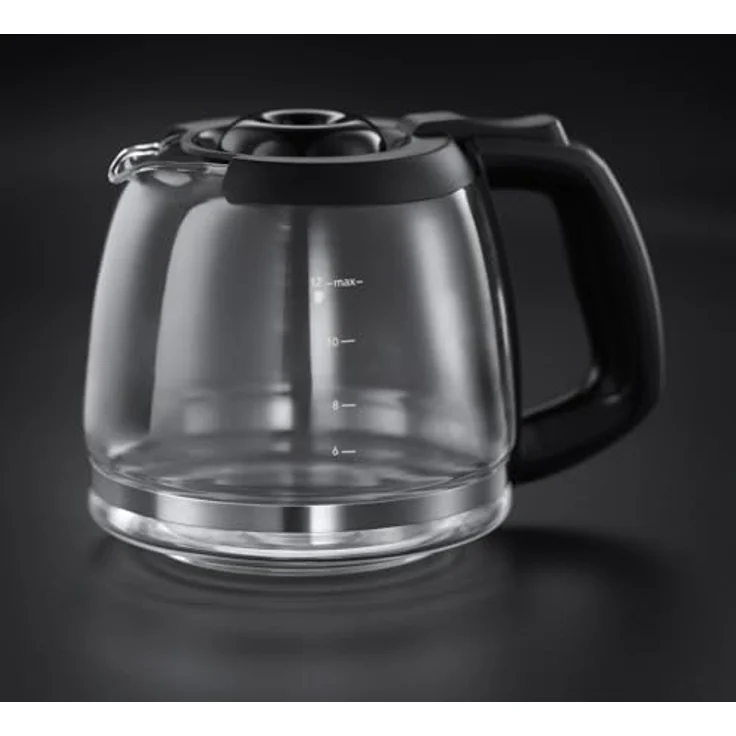 Russell Hobbs Kaffeemaschine mit integriertem Mahlwerk Victory (1,5l Glaskanne, 12 Tassen, digitaler programmierbarer Timer, Mahlgradeinstellung, Kaffeeautomat für Kaffeebohnen, Filterkaffeemaschine 22000-56 – Bild 6