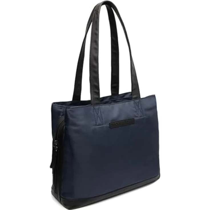 The Chesterfield Brand Lavik Shopper Tasche, 100% Leder, 36 cm, blau – Bild 1