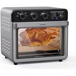 Klarstein Heißluftfritteuse Air Glaze XXL, 2000 W, 34 L, Heißluftfritteuse Grill 2000W