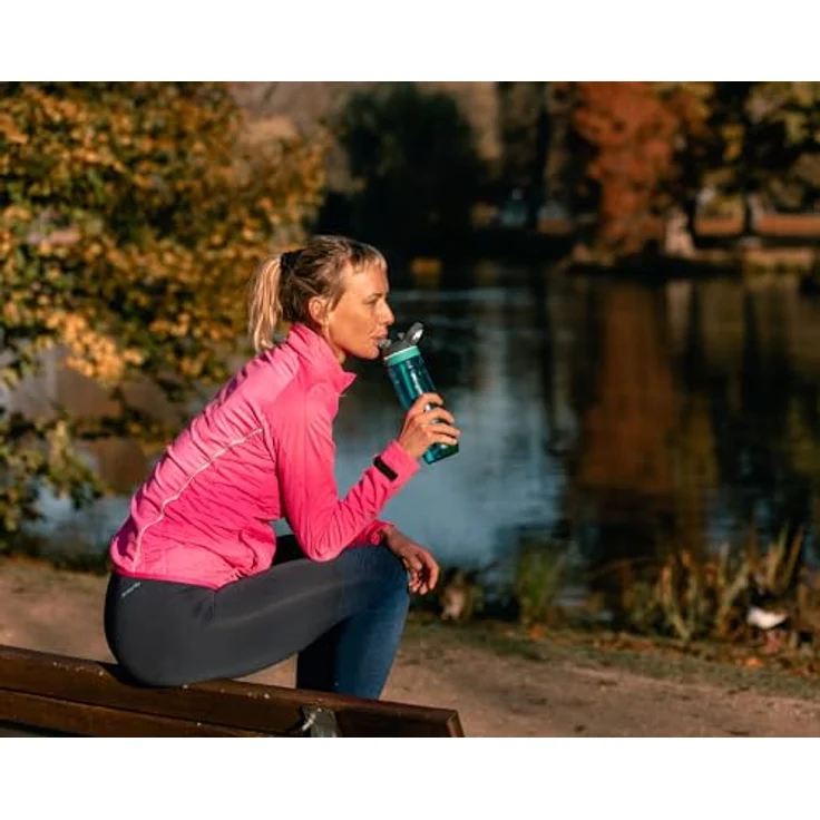 CONTIGO Trinkflasche ASHLAND TREN, auslaufsichere 720ml BPA-freie Wasserflasche mit Strohhalm, Scuba blau – Bild 8