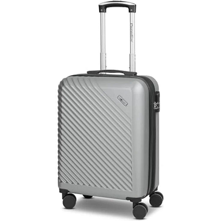 CHECK.IN Kabinen-Koffer Paradise 2.0, kleiner Cabin-Trolley 38 x 22 x 58 cm, erweiterbar, hochwertiges ABS Material, Teleskopgriff, 47 Liter Volumen – Bild 1