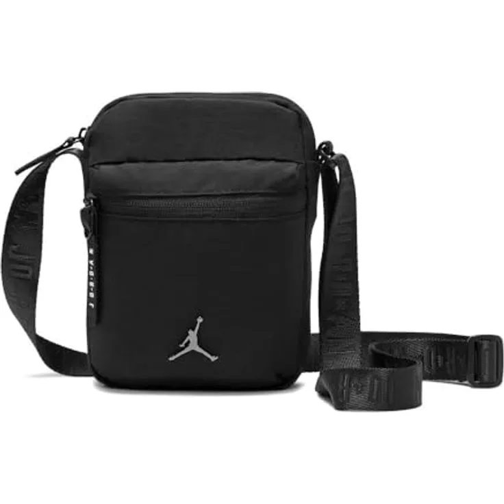Jordan Umhängetasche JAN AIRBORNE FESTIVAL BAG, Schwarz, 6 l Volumen, 65% Baumwolle, 35% Nylon