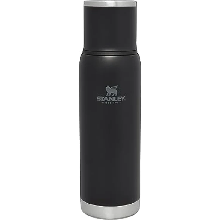 Stanley Adventure To-Go Thermosflasche 0.75L - Auslaufsicher - 20 Stunden heiß - 25 Stunden kalt - BPA frei - Black – Bild 1