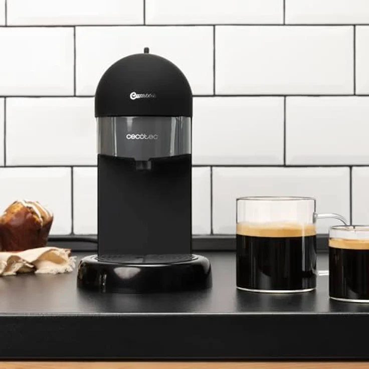 Cecotec Cumbia Capricciosa Black, vollautomatische Espressomaschine mit 19 Bar Pumpendruck, kompatibel mit Kaffeepads und gemahlenem Kaffee – Bild 9