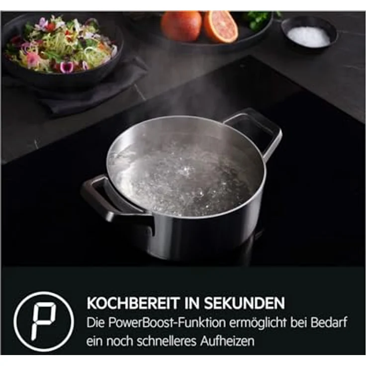 AEG Induktions-Kochfeld 6000 OIO74B00UB, Schwarz, Pause-Funktion, Kurzzeitwecker, Verriegelungsfunktion – Bild 5