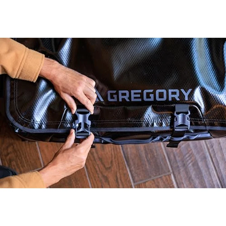 Gregory Alpaca Wheeled Duffel, Koffer für Reisende mit 40 l Volumen, Schwarz, interne Trennwände für optimales Packen – Bild 13