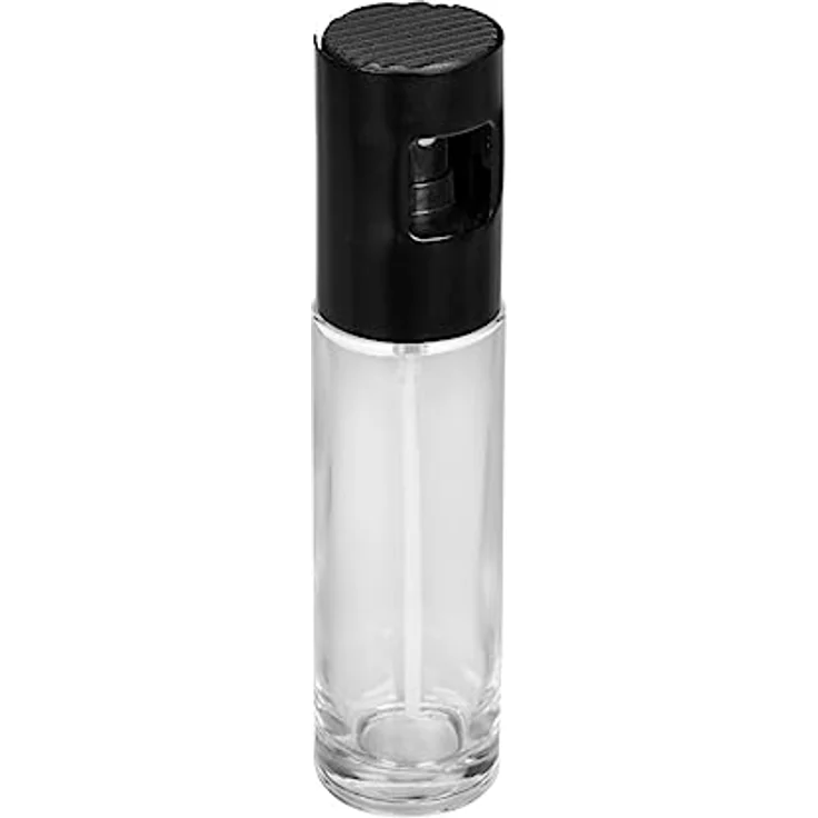 WENKO Ölspender Modell Nevo, Set 2-tlg, Sprüher für Öl & Essig, 100 ml je Glasbehälter, rostfreier Edelstahl-Sprühkopf, schwarz – Bild 6