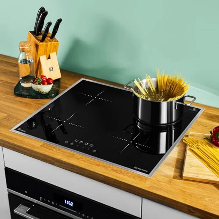KKT KOLBE Backofen und Induktionskochfeld SET8017IH859ED, eingebaut, mit SensorTouch, Katalysereinigung, Dampf-Clean und 7000W Leistung – Bild 3