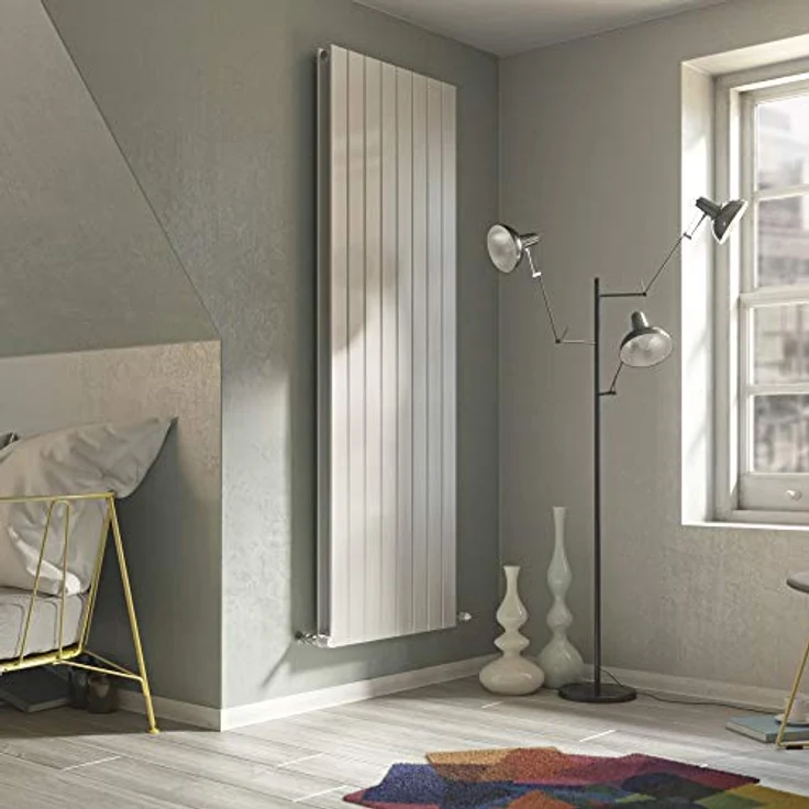 Ximax Raumheizkörper P1 Duplex, eleganter Designheizkörper, B x H: 59,5 x 180 cm, Wärmeleistung 1.576 W, Weiß – Bild 2