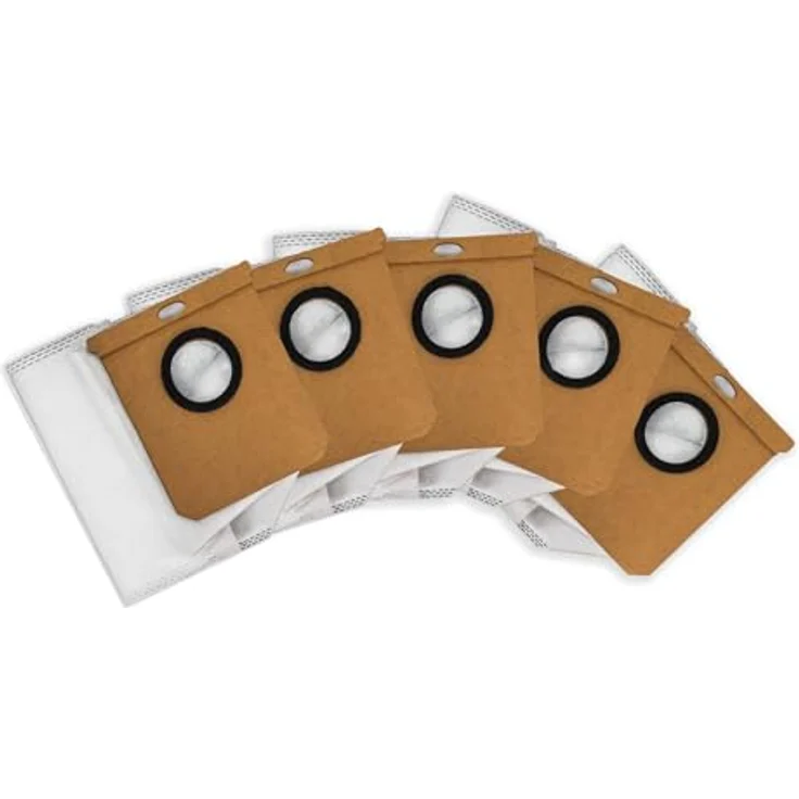 Cecotec 5er-Pack Staubbeutel für Conga X50, X70 und X100 Saugroboter, selbstversiegelndes Verschlusssystem, großes Fassungsvermögen – Bild 1