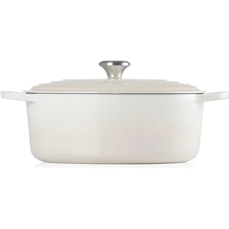 Le Creuset Bräter Signature oval meringue 31 cm – Bild 4