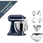 KitchenAid Artisan Küchenmaschine 5KSM175, 300 W Motor, inkl. Glasschüssel (5KSM5GB), 20 Farboptionen - Preisvergleich