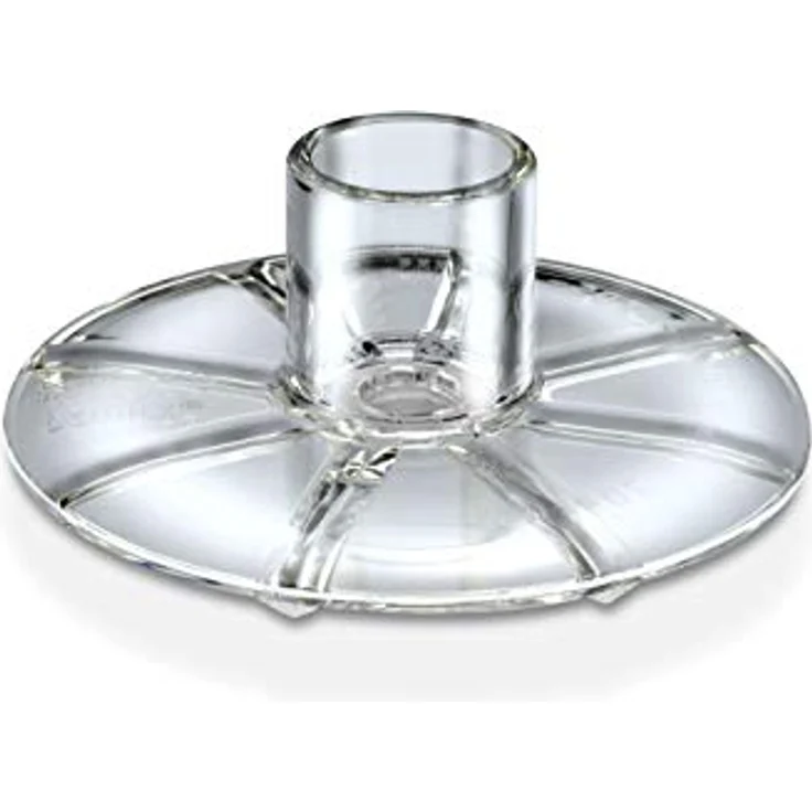 bamix Zubehör Powder Disk für bamix Processor, Ergänzung zum Mühlen-Aufsatz für kleine Lebensmittel, Spülmaschinenfest, Transparent – Bild 1