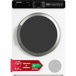 TELEFUNKEN T-WP-9-3-W Wärmepumpentrockner 9 kg | Energiesparend A+++ (10% sparsamer) | leise 62 dB | mit Knitterschutz und Startzeitvorwahl, weiß