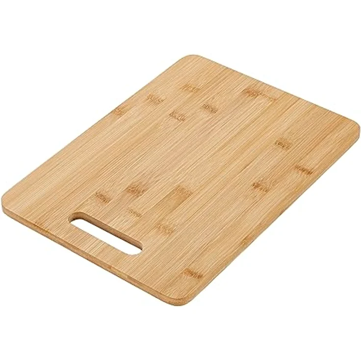 FLORINA 3-er Set Bambus-Schneidebretter CANADA I Natürliche Bambus-Schneideblöcke I Küchenbrett antibakteriell I Universalschneidebretter zum Schneiden von Käse, Fleisch, Obst, Gemüse – Bild 3