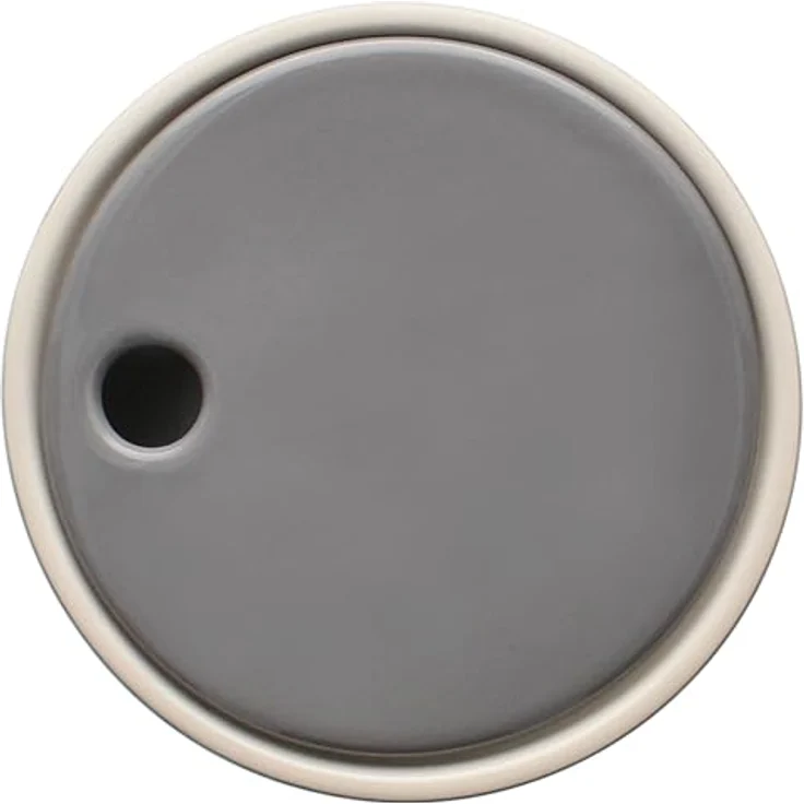 MamboCat Vorratsglas 3er Set Oskar Vorratsdose S M & L in Grau aus Ton, platzsparend und luftdicht – Bild 5