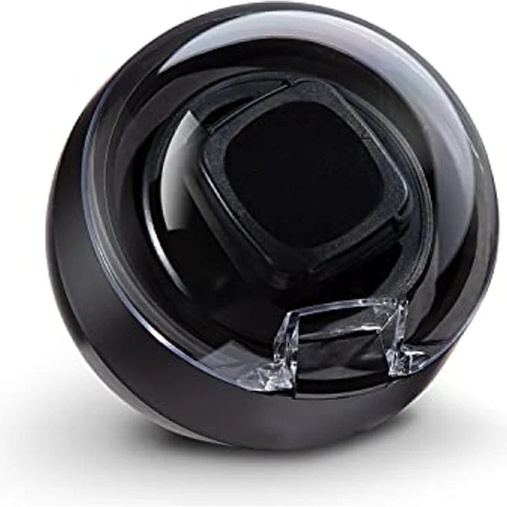 St. Gallen ll Premium Uhrenbeweger 4 Geschwindigkeiten 3 Rotationsmodi Schwarz – Bild 2