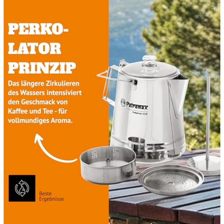 Petromax Perkolator Perkomax le14 aus Edelstahl – Bild 4