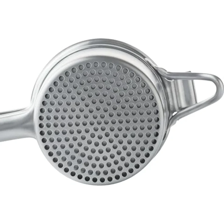 Betty Bossi Kartoffelpresse, Edelstahl Schwarz mit ergonomischem Kunststoffgriff, spülmaschinengeeignet, ideal für Kartoffelpüree und Pommes – Bild 2