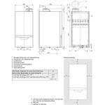 Vaillant VC 1006/5-5 Gasofen, Heizgerät mit 99% Normnutzungsgrad, Edelstahl-Thermoschicht-Wärmetauscher, 20,7-102,8 kW Leistung, platzsparendes Design