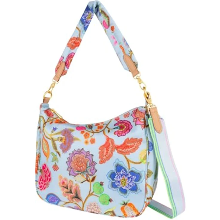 Oilily Honey Schultertasche, 30 cm, praktische Handtasche aus robustem Polyester, Blau – Bild 2