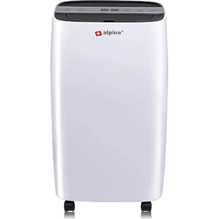JUNG Alpina Luftentfeuchter elektrisch 220W, Extra leise, bis 100M³, Timer, bis 10 L täglich
