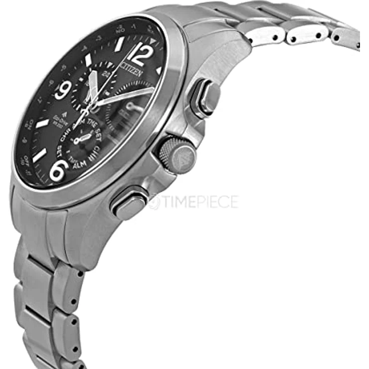 Citizen Armbanduhr Herren Funk Promaster Sky Eco Drive CB5920 86E, Solaruhr, 42 mm, silber – Bild 4