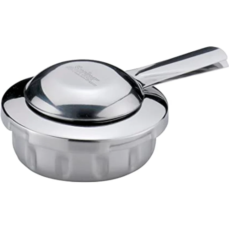 Spring Gusseisen Fondue Set rot | Ø 20 cm | mit 8 Fonduegabeln und Spritzschutz | für Käsefondue, Fleischfondue | Rechaud Brenner – Bild 5