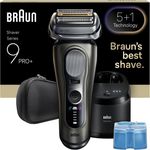Braun Series 9 PRO+ Elektrorasierer 9655CC mit Pro SensoAdapt-Technologie und SmartCare Center, Graphite Grey